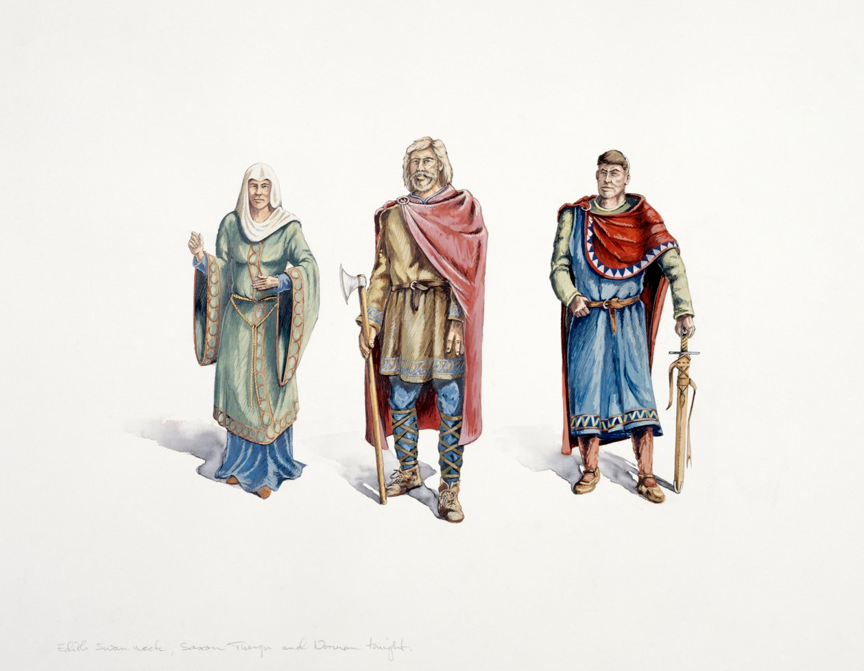 Szászok és normannok, 11. század, 1990-2010 alkotó: Peter Dunn