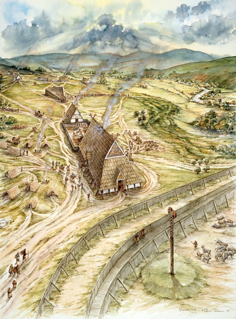 Yeavering, 627, c1990-2010 alkotó: Peter Dunn