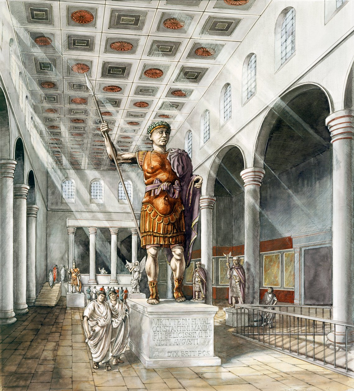 York római bazilika, C3. század, 1990-2010 alkotó: Peter Dunn