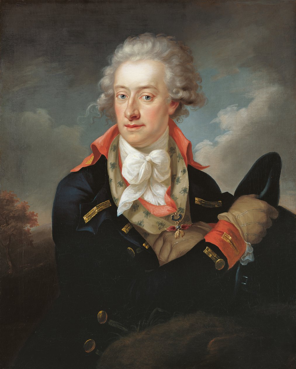 Alois I von Liechtenstein (I. Lajos) portréja. Liechtenstein hercegprímás (1781-1805) alkotó: Peter Edward Stroehling