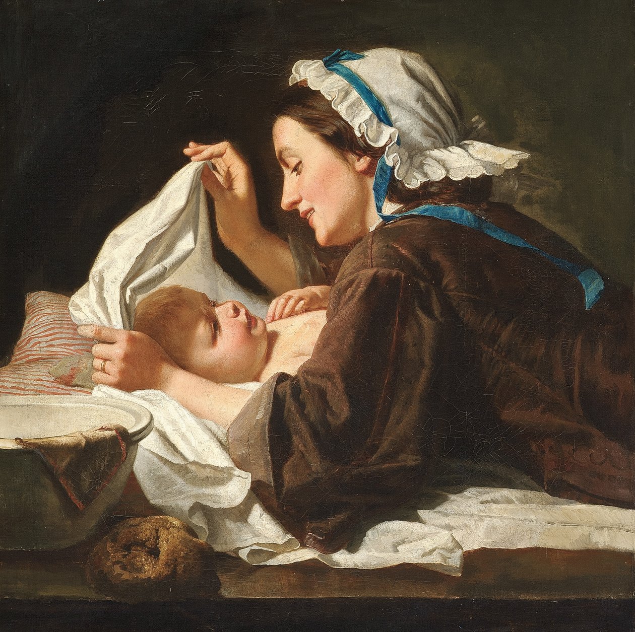 Anya és gyermeke, 1833 alkotó: Peter Fendi