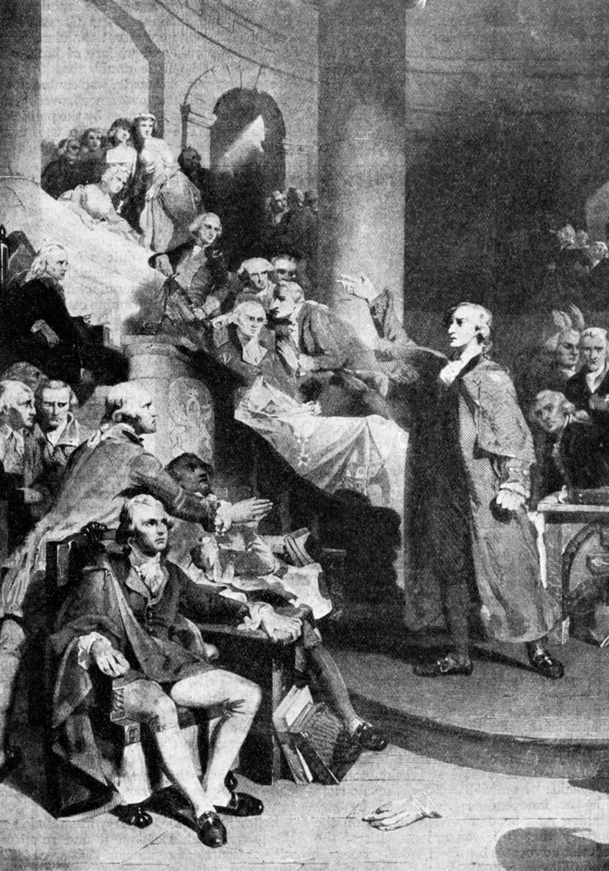 Patrick Henry 1736-1799, amerikai forradalmár, 1775, 1935. alkotó: Peter Frederick Rothermel