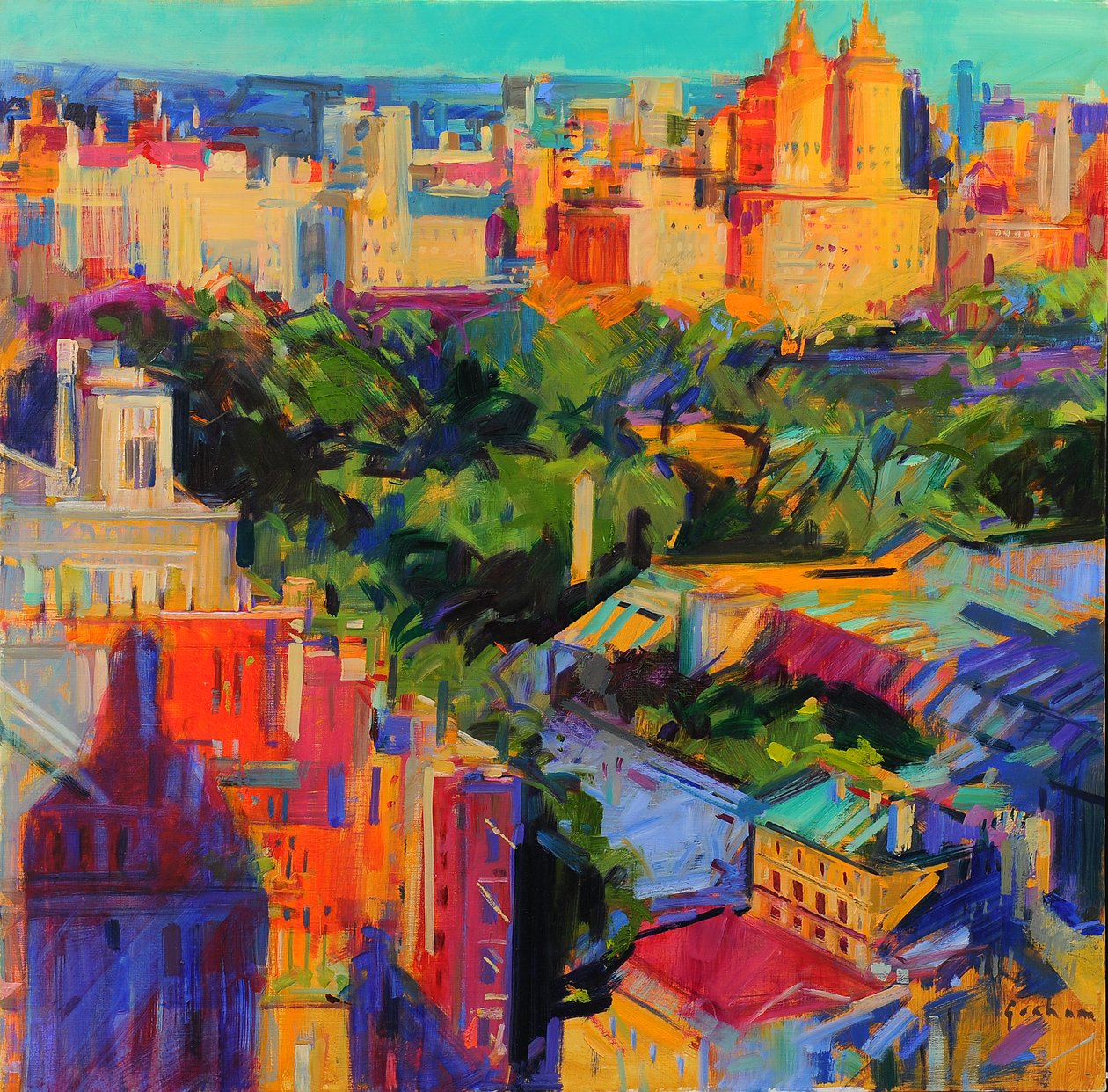 A Central Park felett alkotó: Peter Graham (Contemporary)