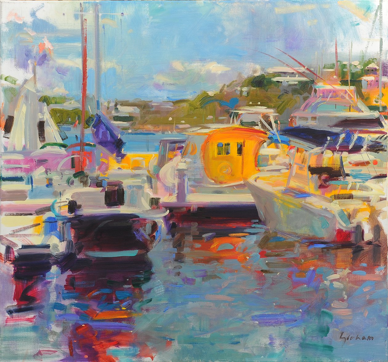 Bermuda jachtok alkotó: Peter Graham (Contemporary)