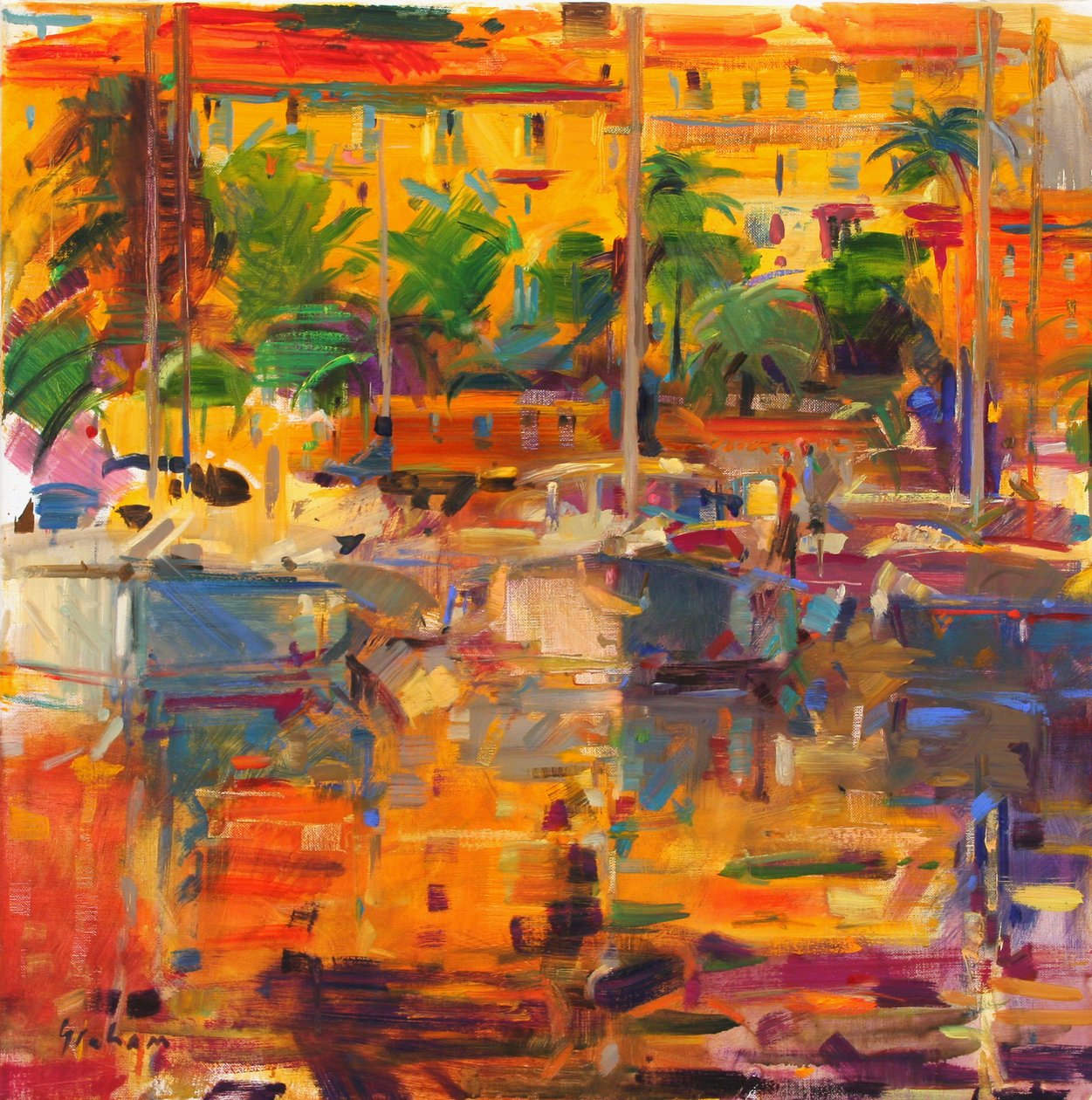 Cote dAzur Reflections alkotó: Peter Graham (Contemporary)