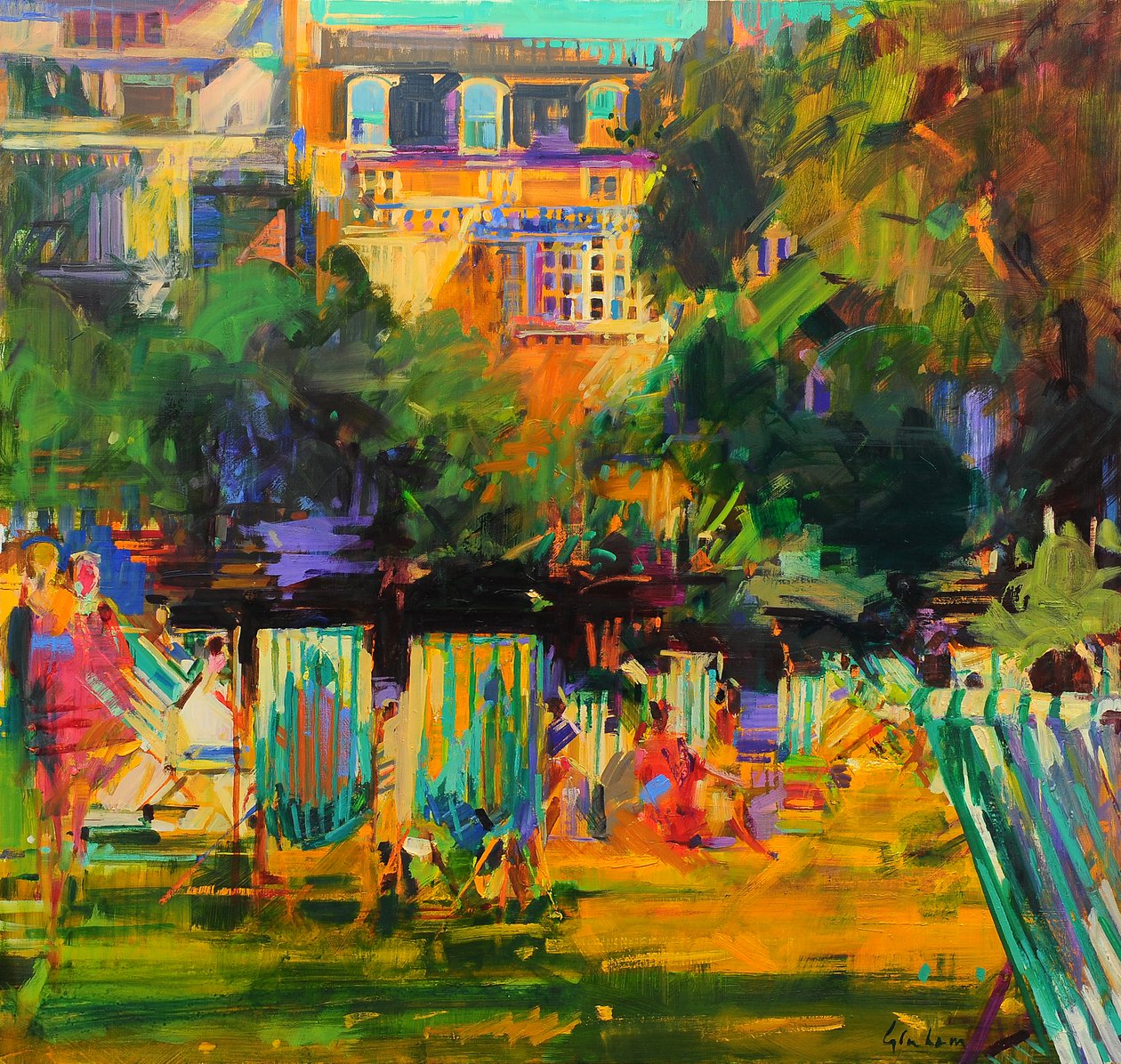 Zöld park alkotó: Peter Graham (Contemporary)