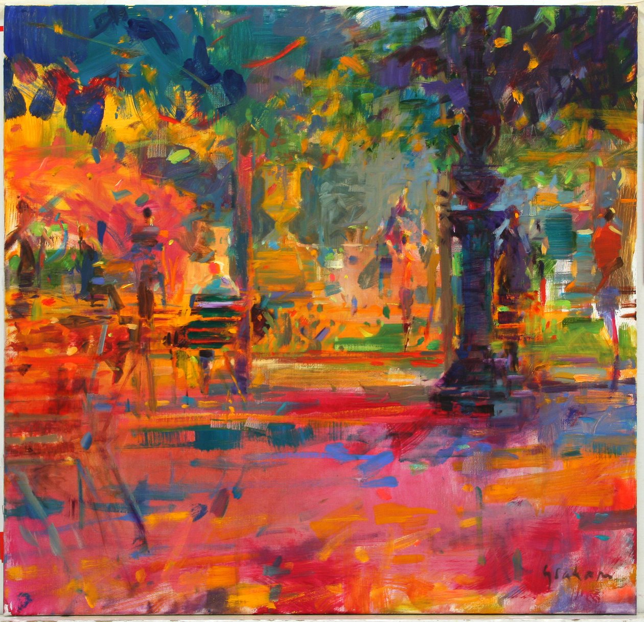 A kerti terasz alkotó: Peter Graham (Contemporary)