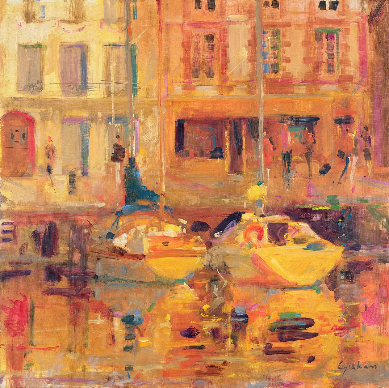 A két csónak alkotó: Peter Graham (Contemporary)