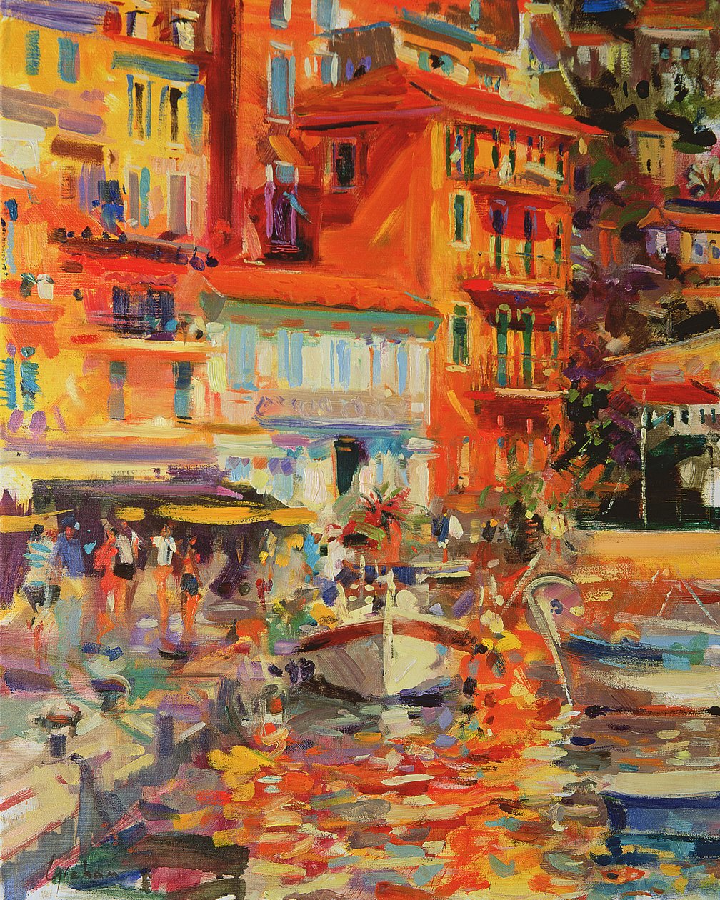 Reflexiók, Villefranche, 2002 alkotó: Peter Graham (Contemporary)