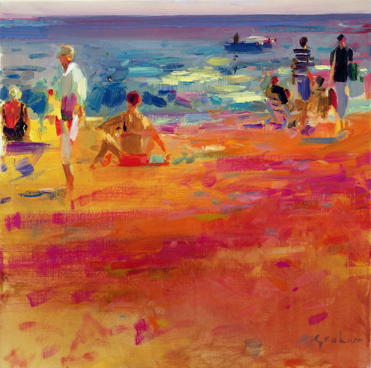 Scene de Plage alkotó: Peter Graham (Contemporary)