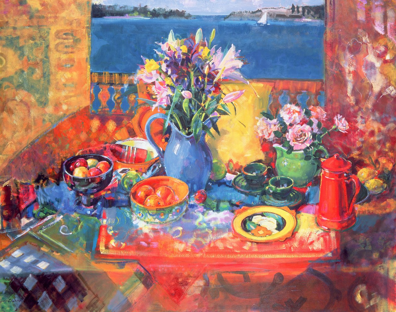 Az erkélyes asztal alkotó: Peter Graham (Contemporary)