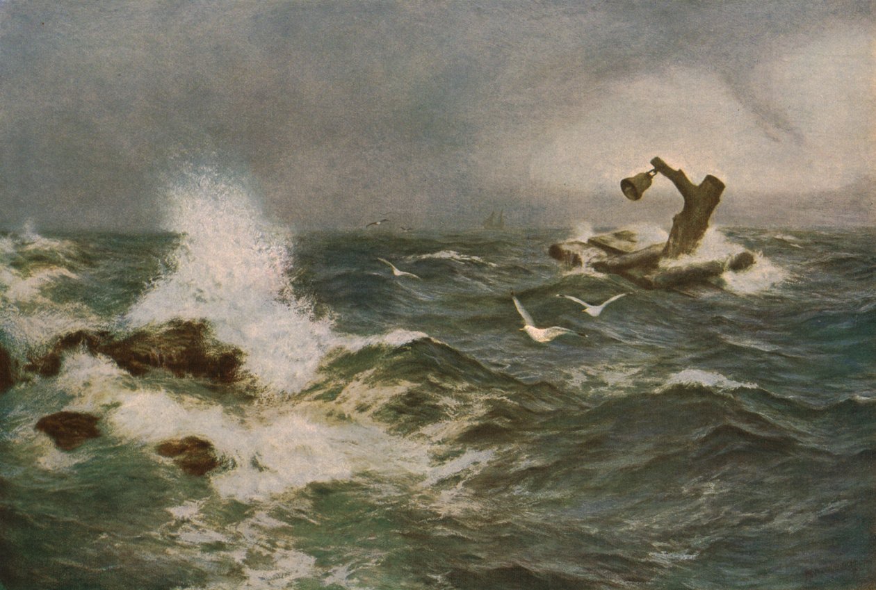 The Inchcape Rock, 1908, c1930. alkotó: Peter Graham