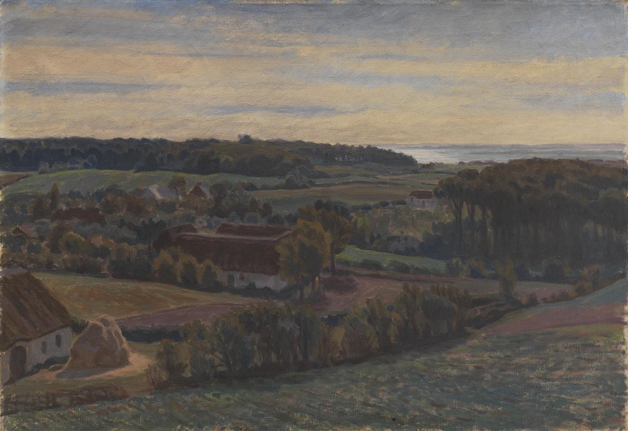 Őszi táj alkotó: Peter Hansen