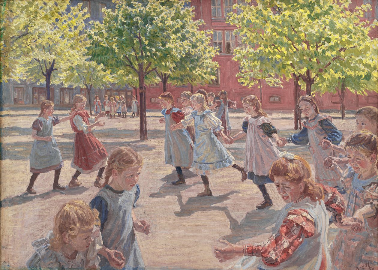 Játszó gyerekek, 1907-1908 alkotó: Peter Hansen
