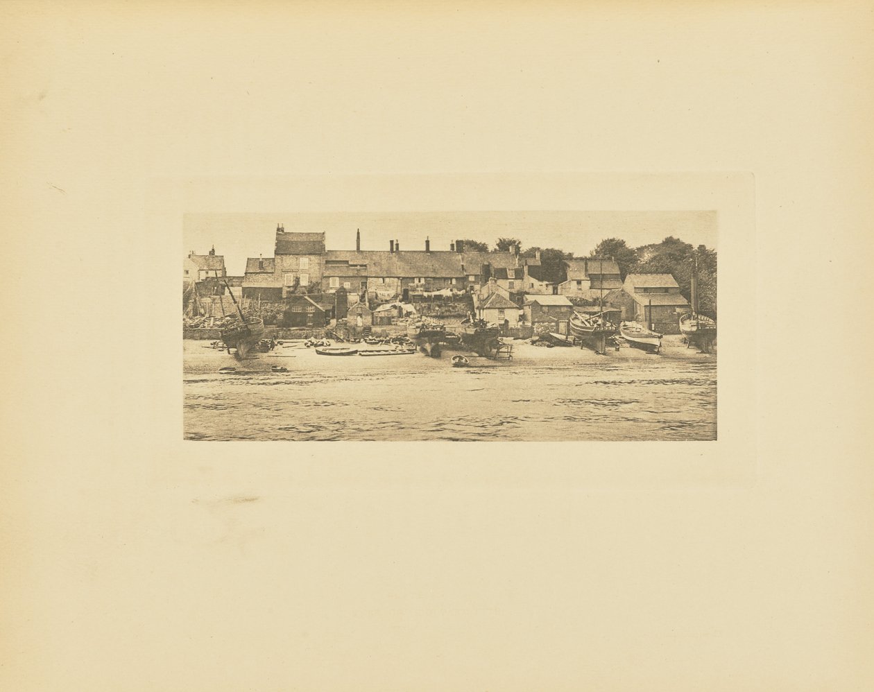 Egy sarok Old Yarmouthban alkotó: Peter Henry Emerson
