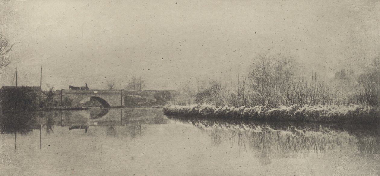 A Frosty Morning at Coltishall, 1890-1891, nyomtatva 1893. alkotó: Peter Henry Emerson