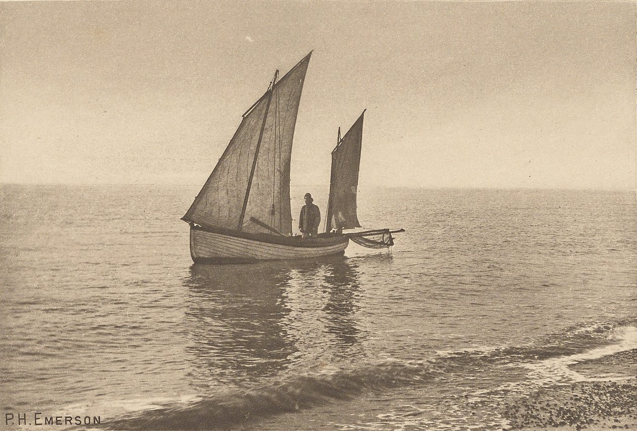 Ködös reggel az Északi-tengeren alkotó: Peter Henry Emerson