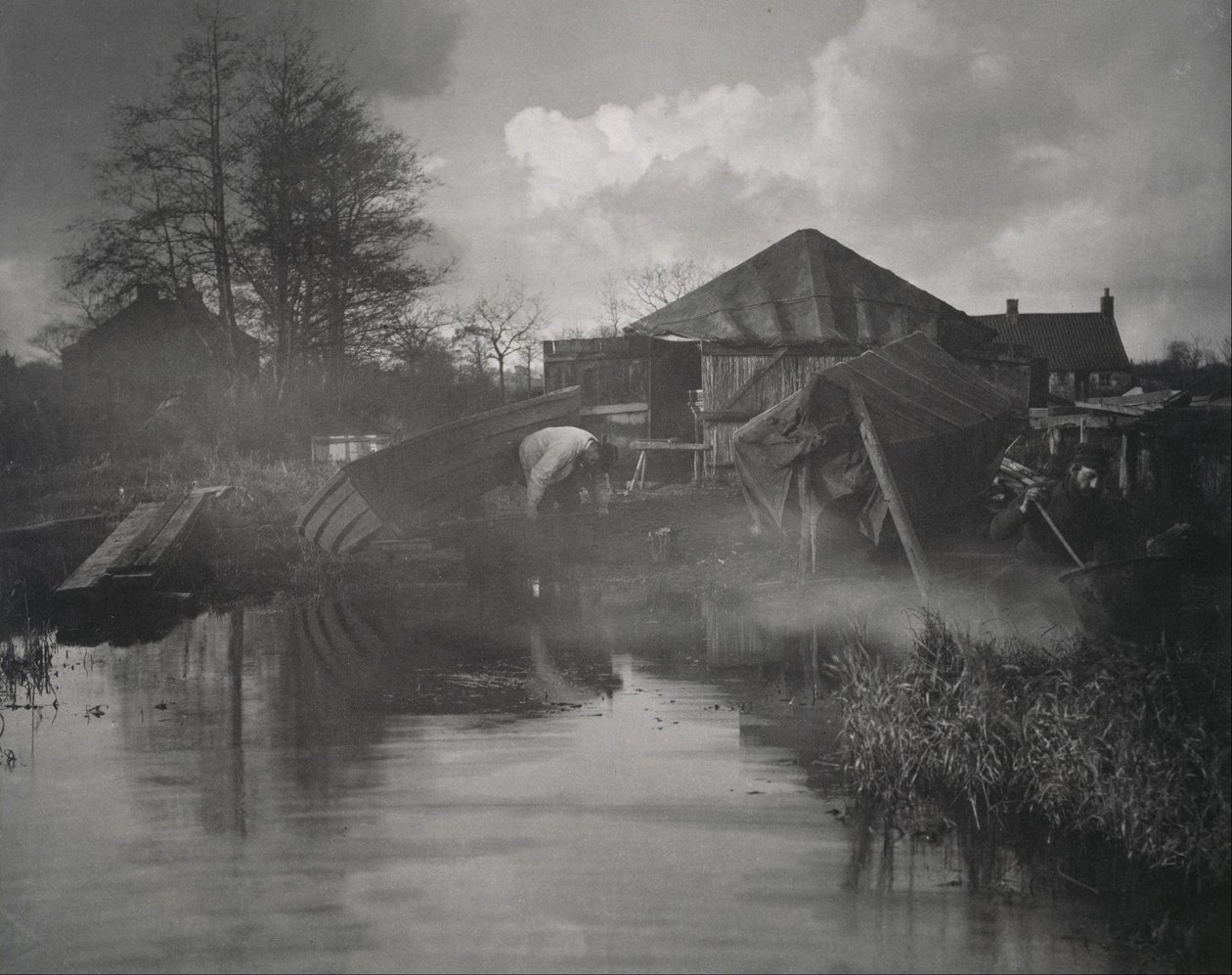 Egy hajógyár Norfolkban alkotó: Peter Henry Emerson