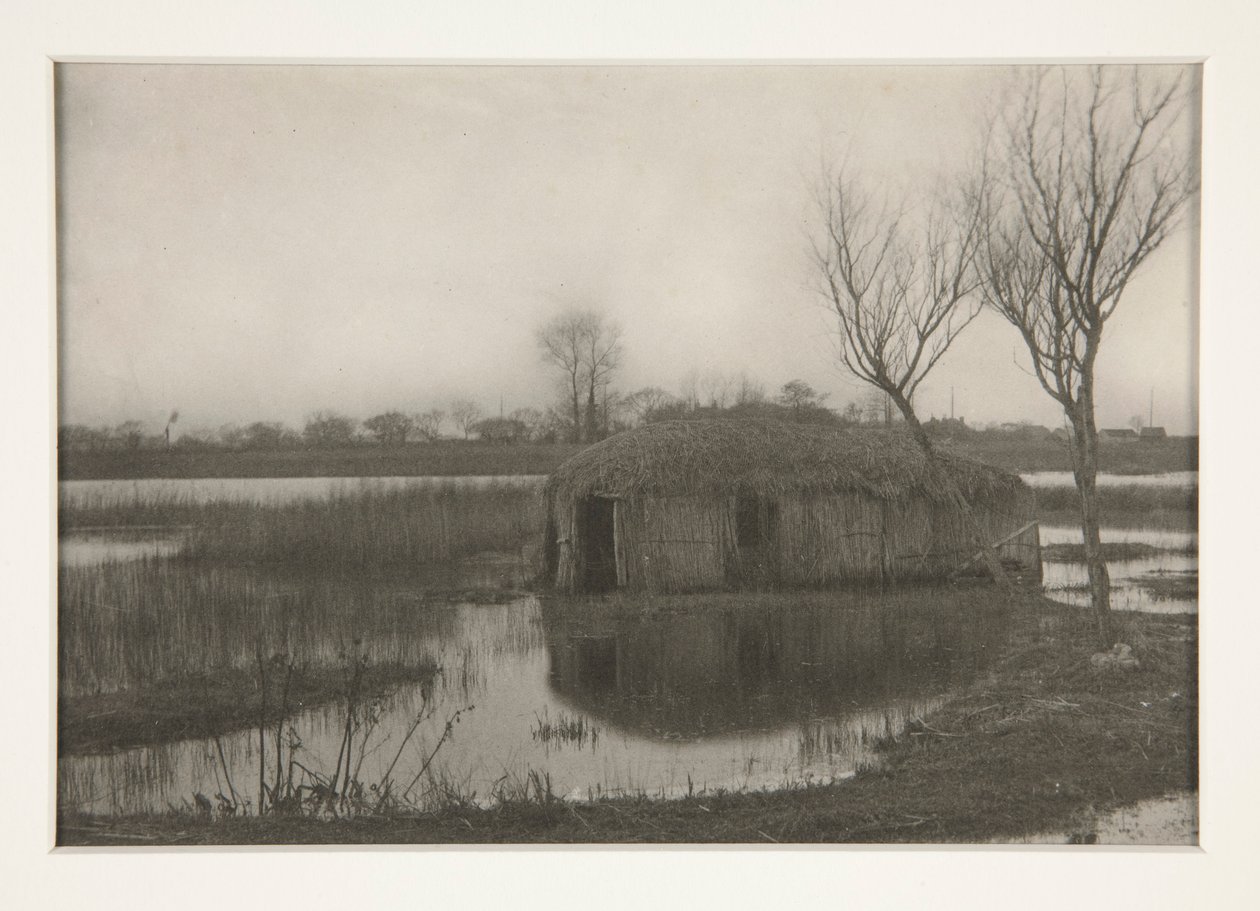 Nádas csónakház, XXXI. tábla az Életről és a tájról a norfolki táblákon alkotó: Peter Henry Emerson