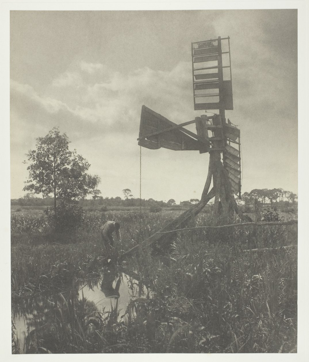 Egy romos vízimalom alkotó: Peter Henry Emerson
