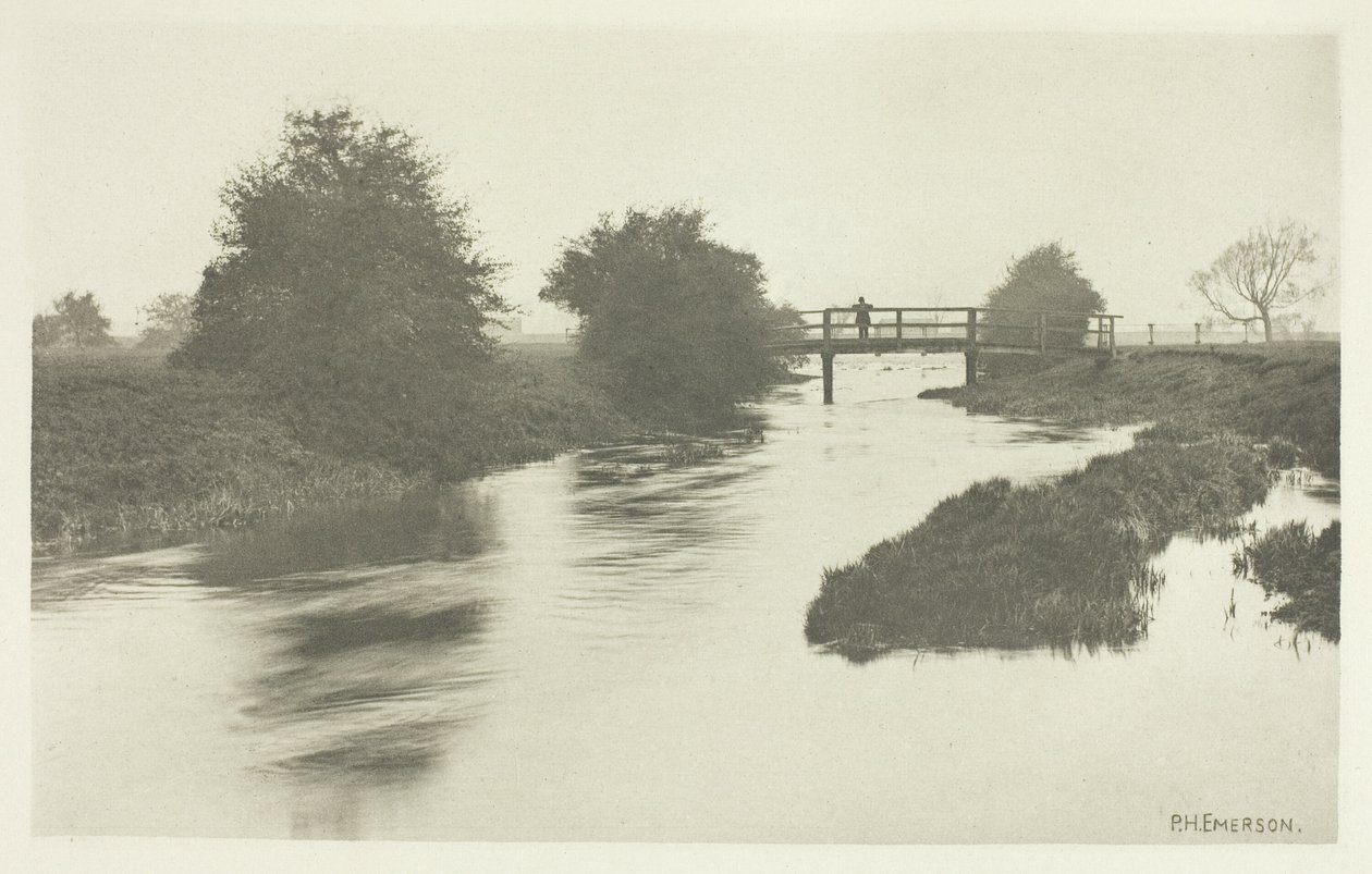 Gyaloghíd Tottenham közelében alkotó: Peter Henry Emerson