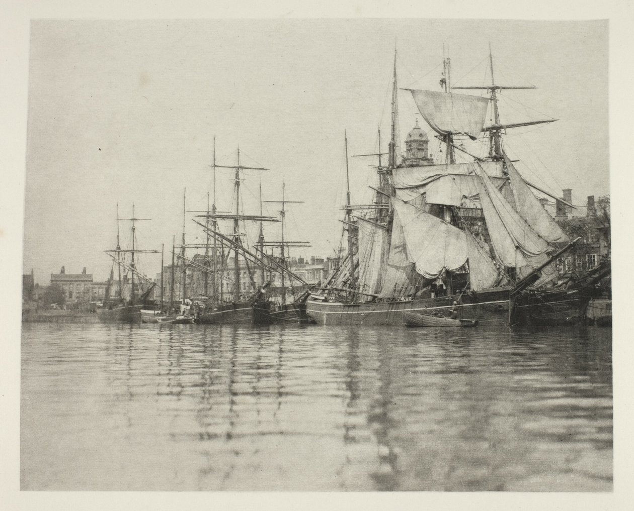 Great Yarmouth kikötője alkotó: Peter Henry Emerson