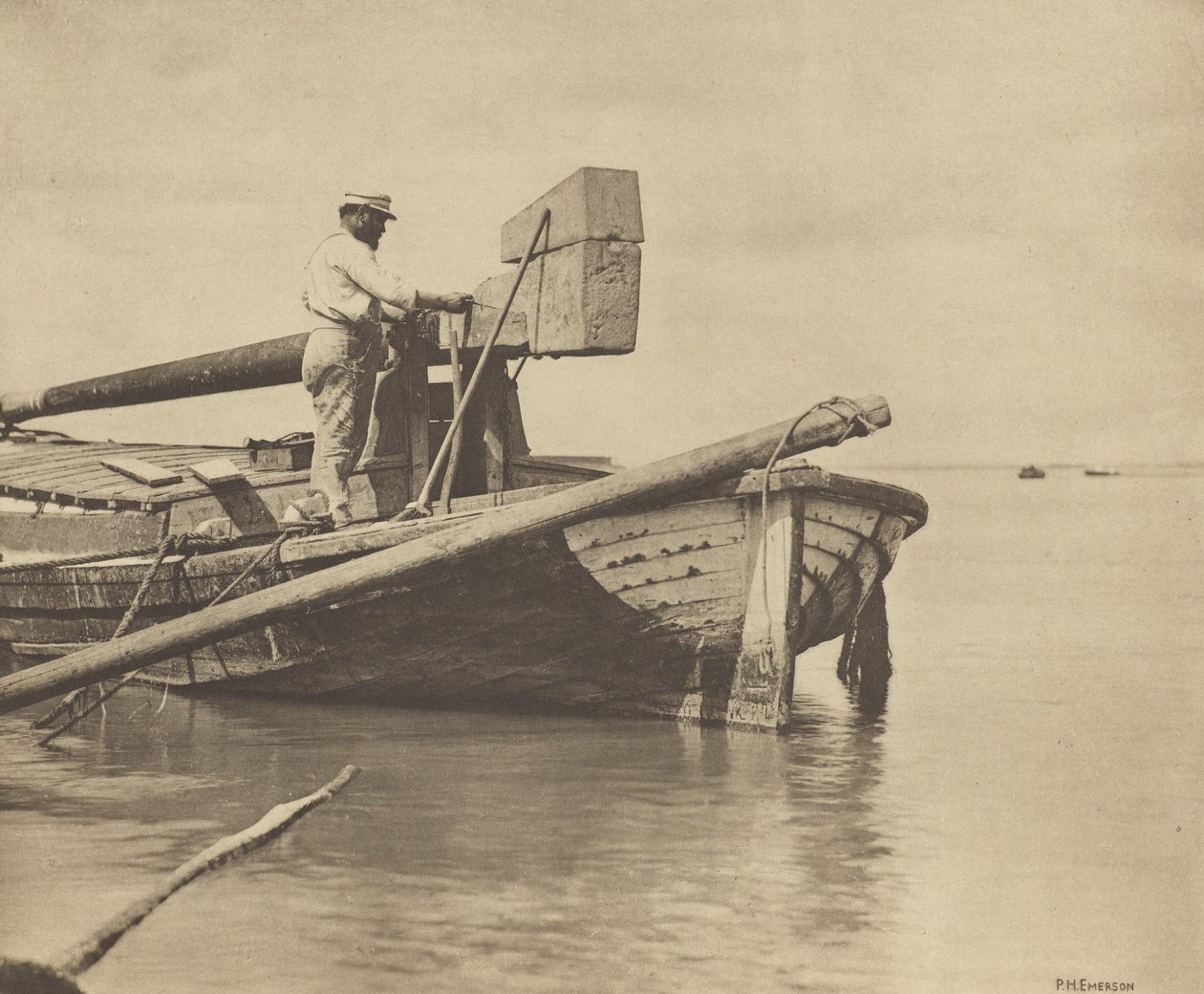 [A Wherry megjavítása] alkotó: Peter Henry Emerson