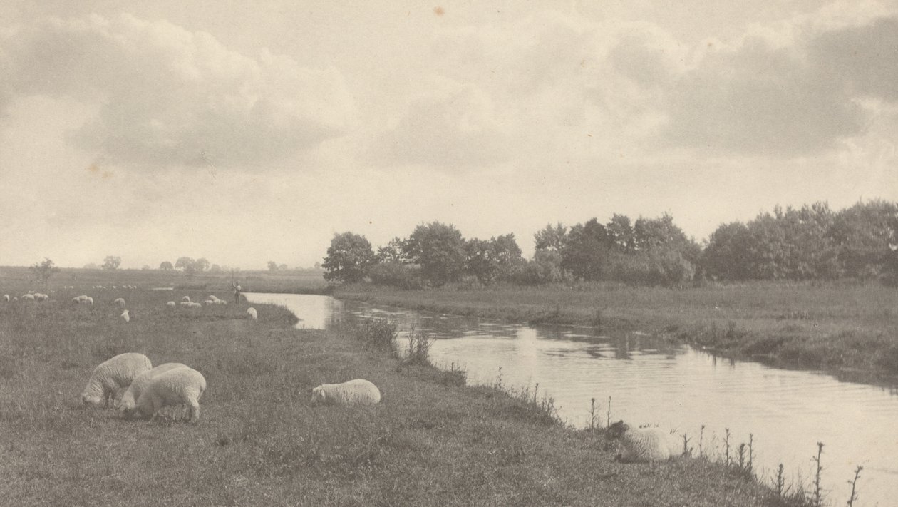A Bure folyón, 1886. alkotó: Peter Henry Emerson