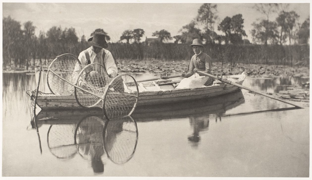 Íves háló felállítása alkotó: Peter Henry Emerson
