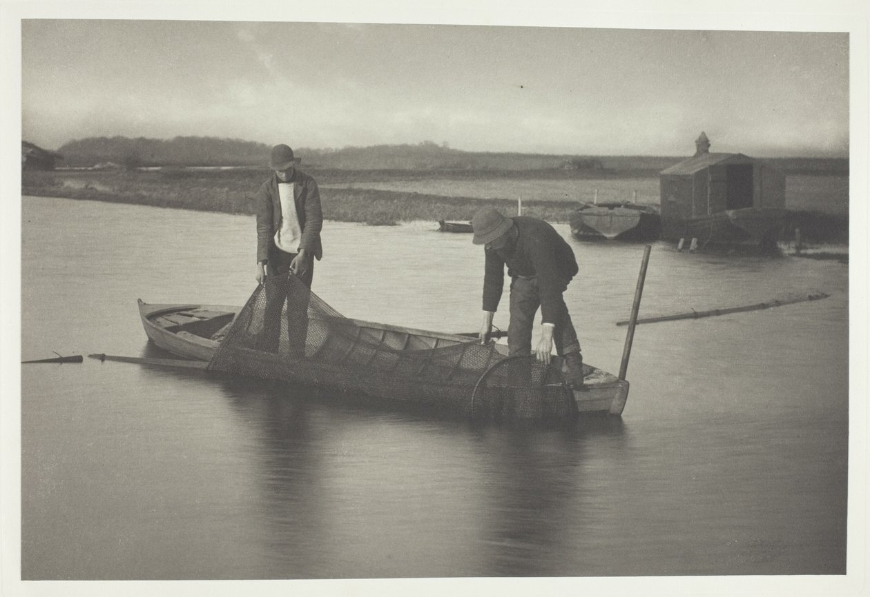Az angolna-háló felvétele alkotó: Peter Henry Emerson