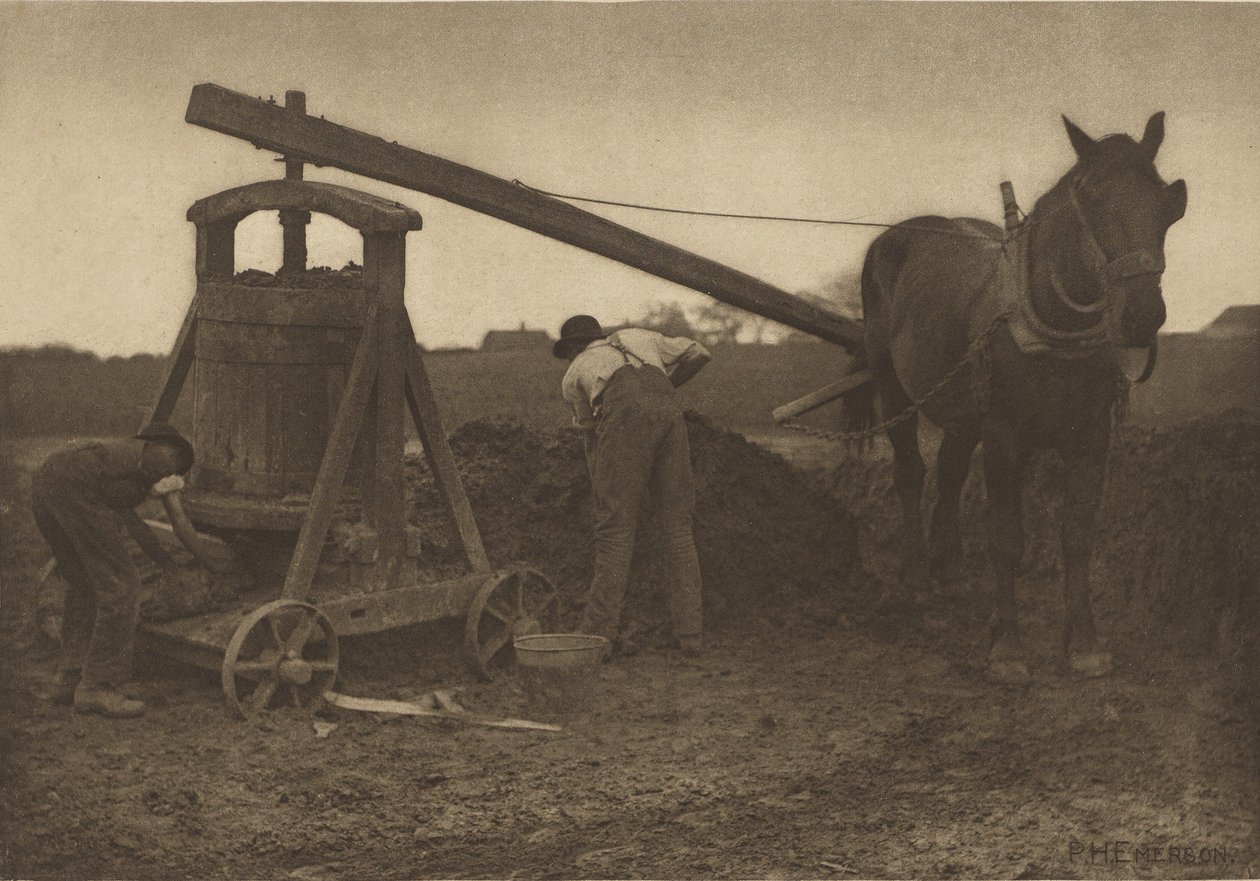 Az agyagmalom (Norfolk) alkotó: Peter Henry Emerson
