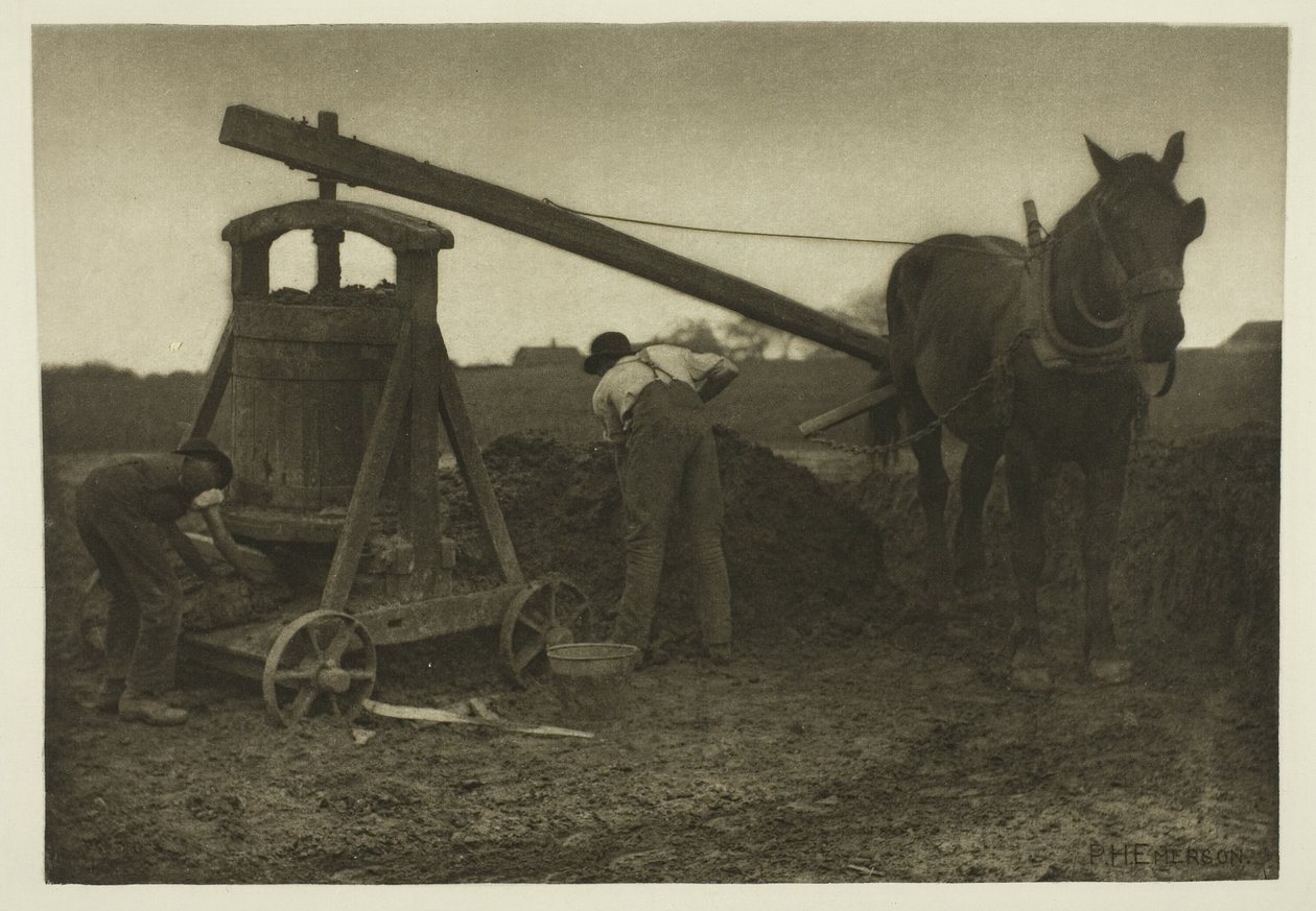 Az agyagmalom (Norfolk) alkotó: Peter Henry Emerson