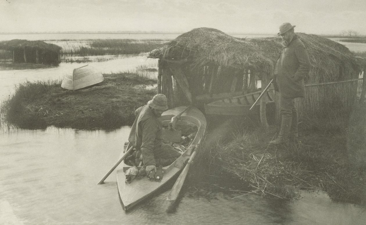 Fowler visszatérése, 1885 körül (platina nyomat) alkotó: Peter Henry Emerson
