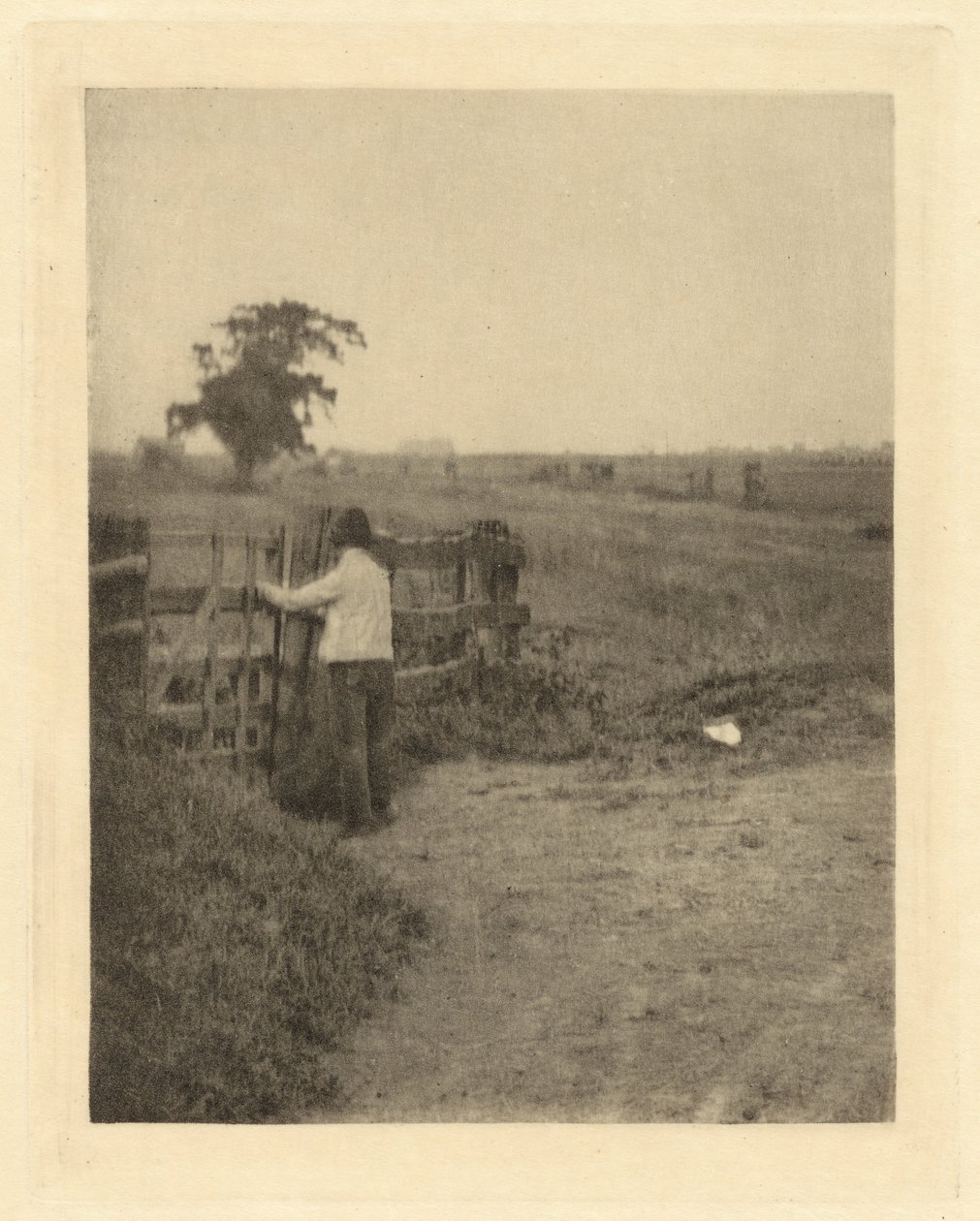 Az utolsó kapu,1895-ben vagy azelőtt (fotó) alkotó: Peter Henry Emerson