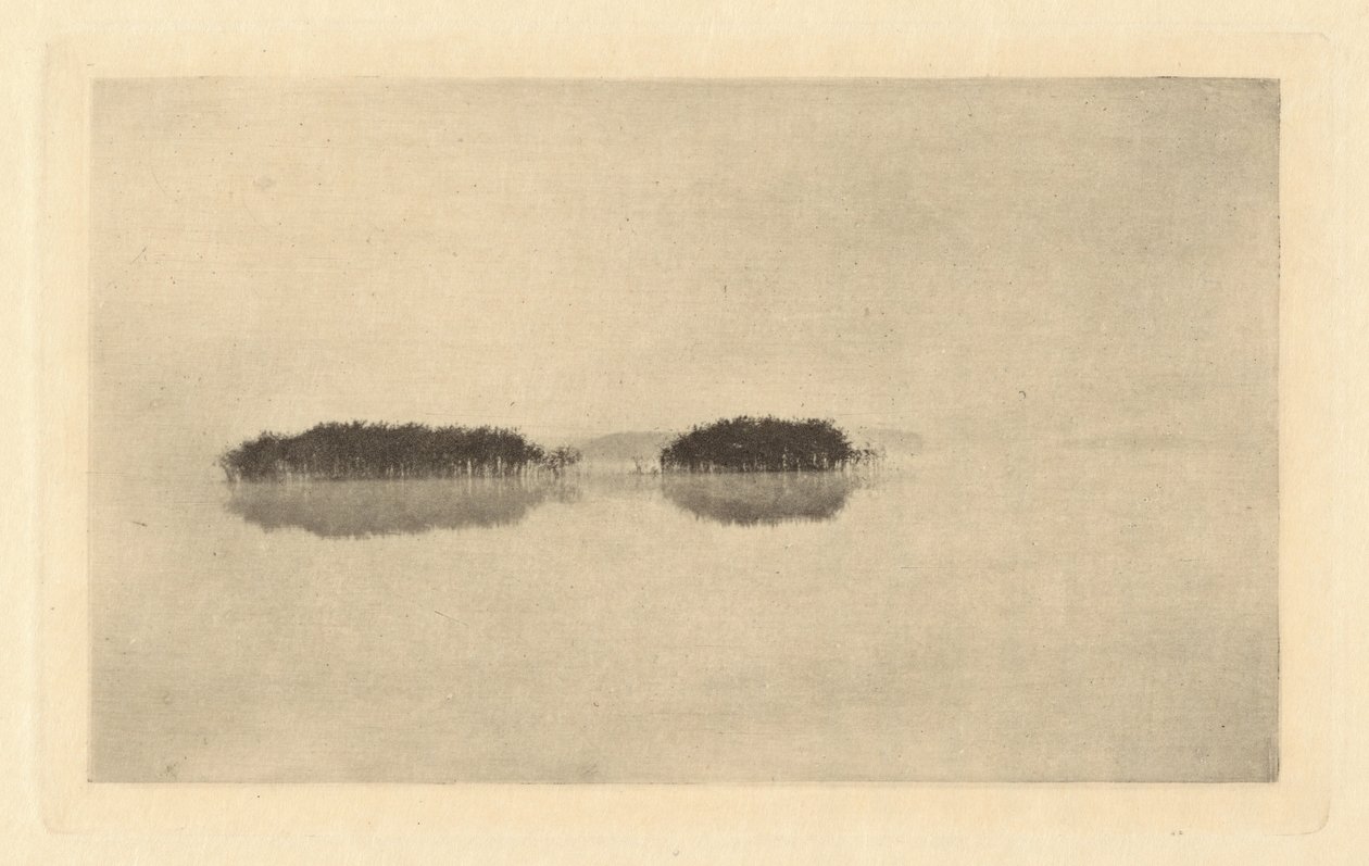 A Lone Lagoon, 1895-ben vagy az előtt. alkotó: Peter Henry Emerson