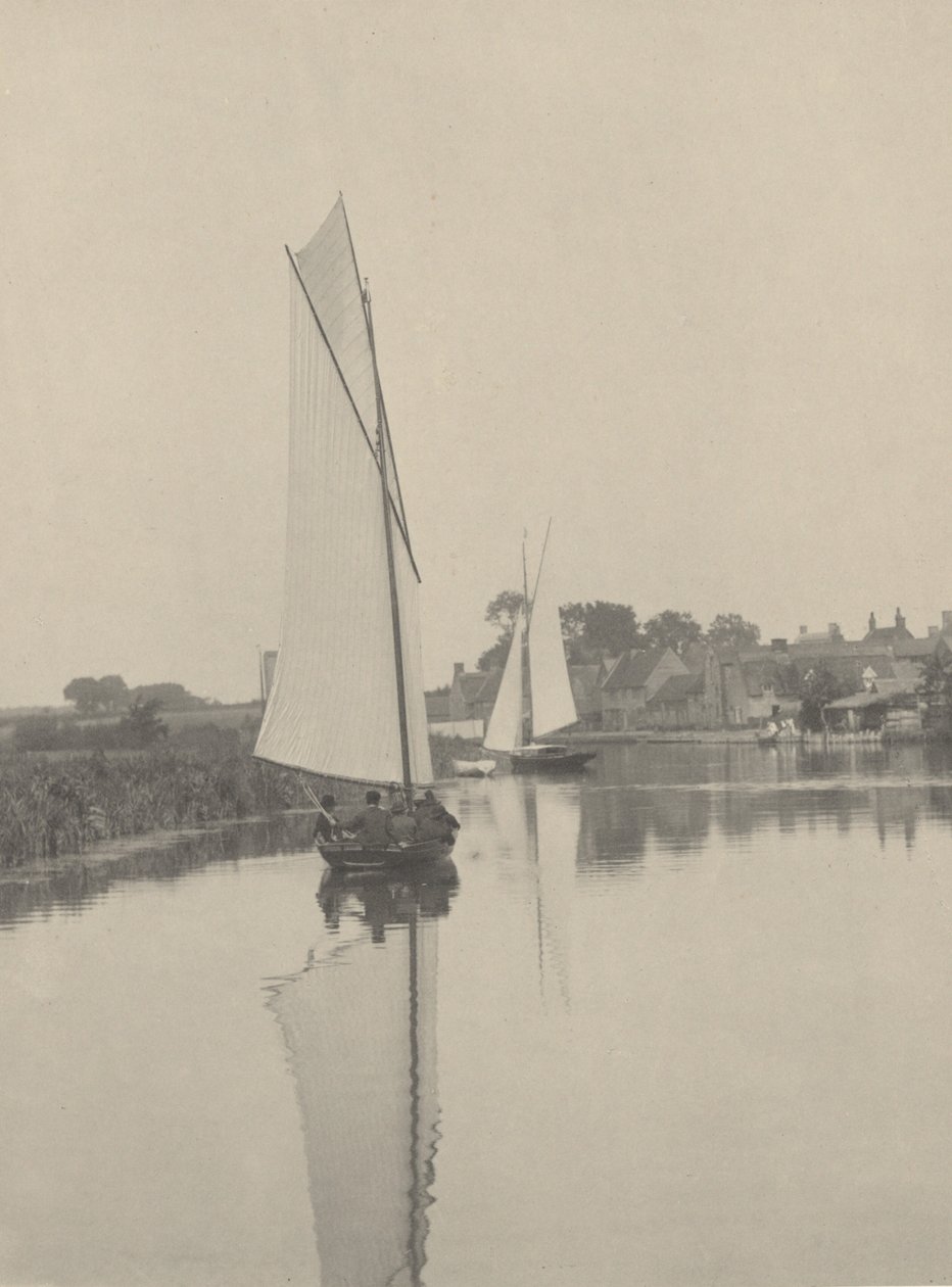 Horning falu, 1886. alkotó: Peter Henry Emerson