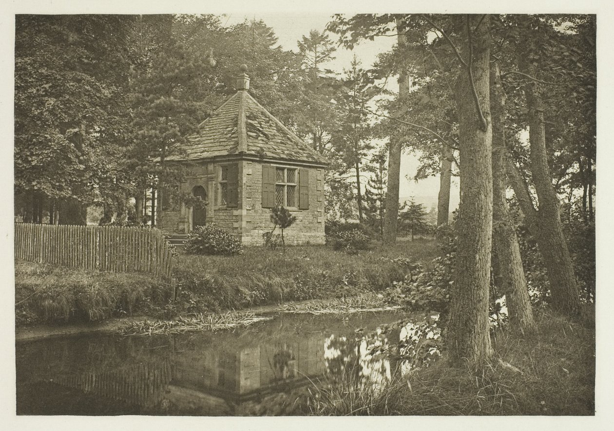 Walton és Cotton halászháza, Beresford Dale alkotó: Peter Henry Emerson