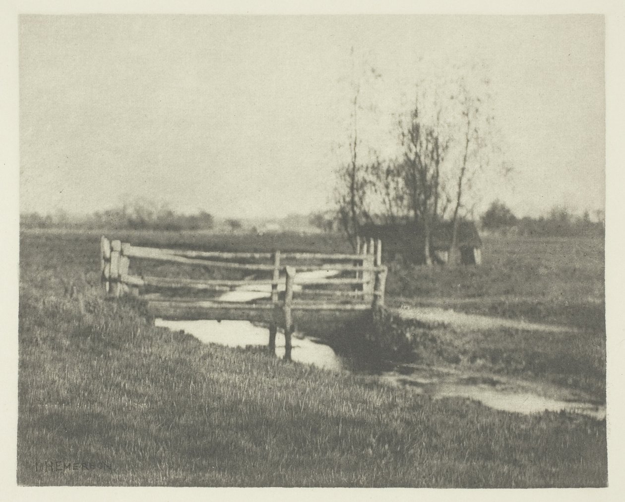 Hol kanyarodik a töltés (Norfolk) alkotó: Peter Henry Emerson