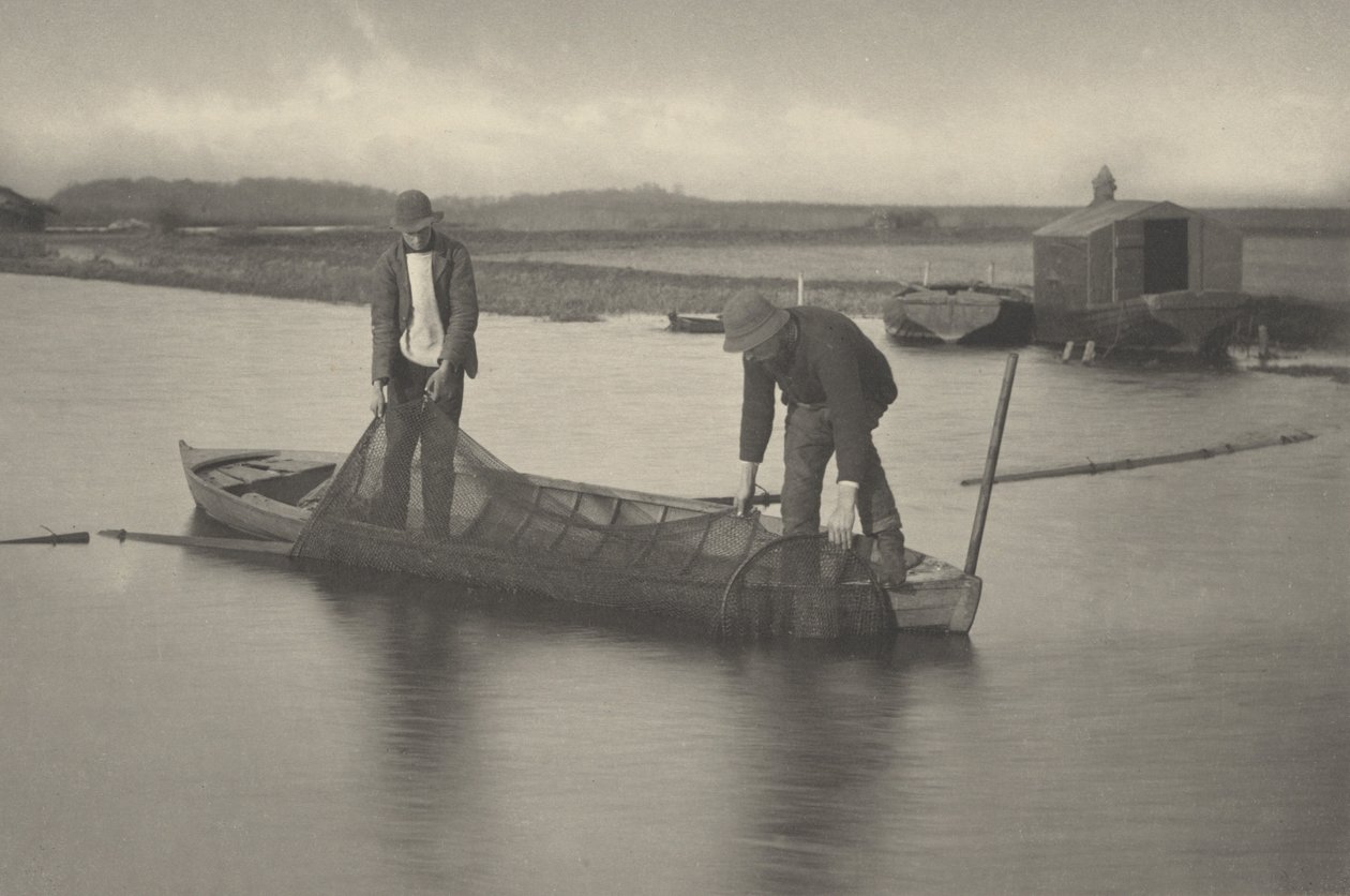 Az angolnaháló felvétele alkotó: Peter Henry Emerson and T.F. Goodall