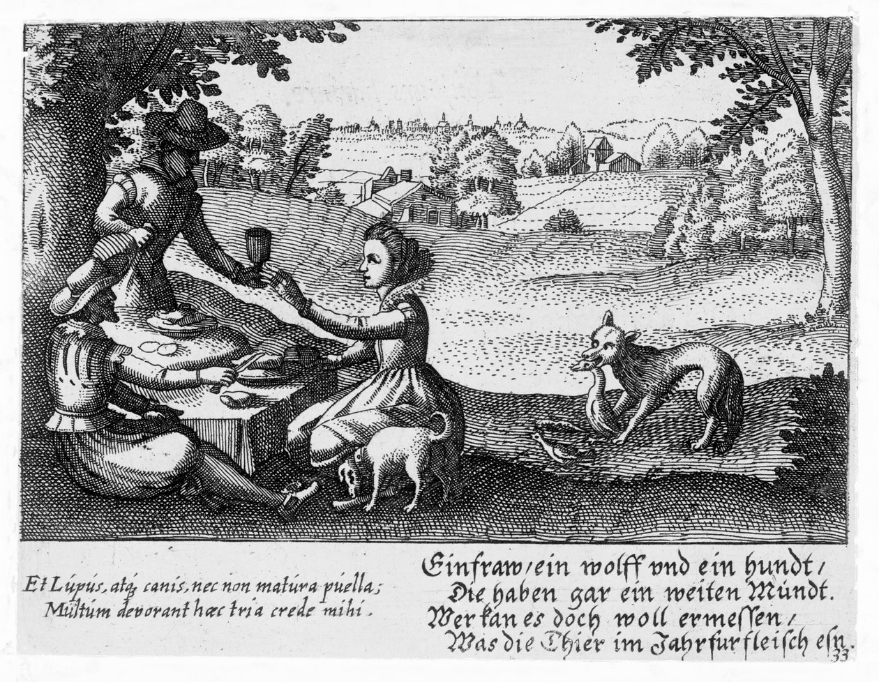 Piknik, 1650 körül alkotó: Peter I Rollos