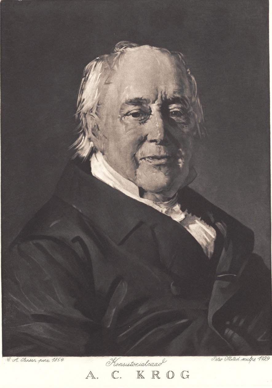 A. C. Krog alkotó: Peter Vilhelm Ilsted