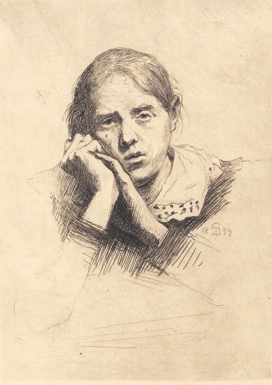 A feleségem portréja alkotó: Peter Vilhelm Ilsted