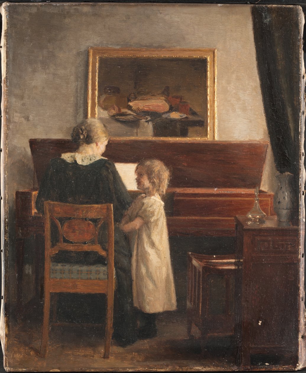 A zongoránál alkotó: Peter Vilhelm Ilsted