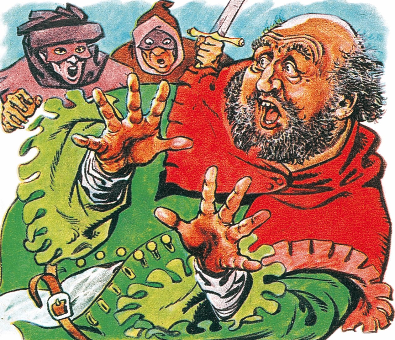 Hal herceg és Poins megijesztik a kövér Falstaffot alkotó: Peter Jackson