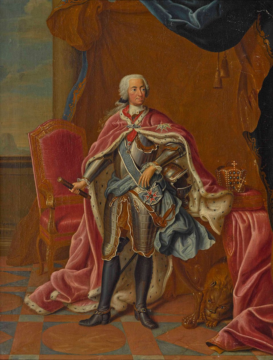 VII. Károly, 1697-1745, 1743 közötti római római császár portréja. alkotó: Peter Jacob Horemans