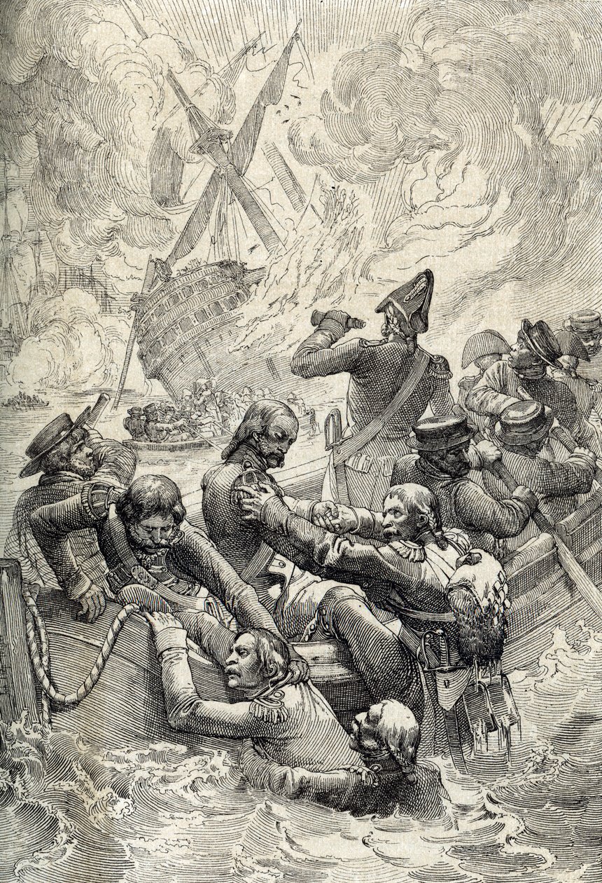 Egyiptom expedíciója: Kelet megsemmisítése a nílusi csatában (aboukir-i csata) 1798 augusztusában (aboukir-i csata: L