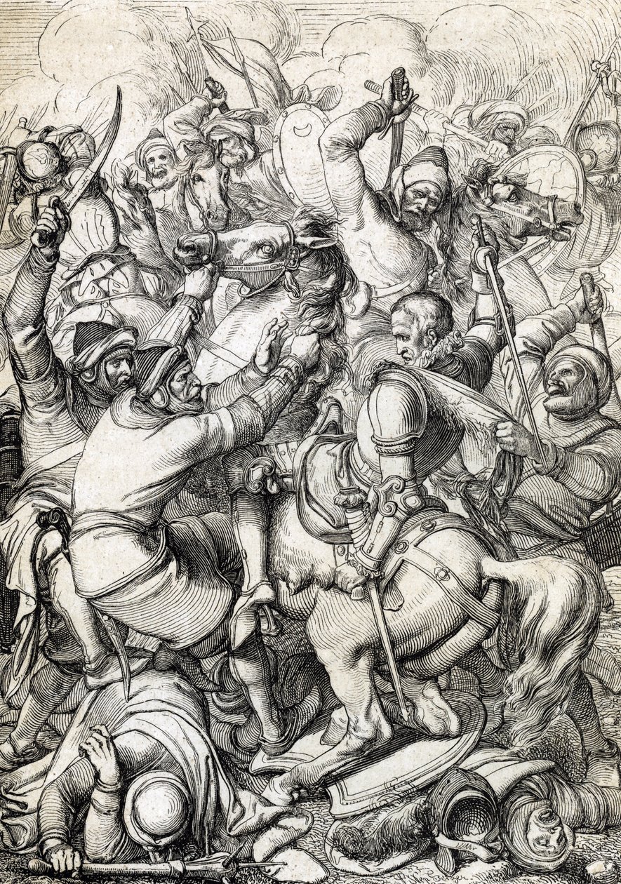 I. Sebastian portugál királyt (1554-1578) elfogták az Alcacer-Quibir csatában (Ksar el-Kebir vagy a Három Királyok csatája) 1578.08.04-én Marokkóban (I. Sebastian portugál királyt elfogták a Ksar-i csatában El Kebir (Háromkirályok csatája vagy Alcacer Qu alkotó: Peter Johann Nepomuck Geiger