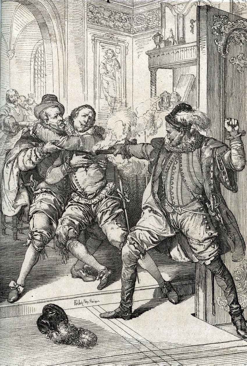 A négy húsz év háborúja (1568-1648): „” A nyolcvanéves háború alatt (vagy 80 évesen) Balthazar Gerard 1584. július 10-én meggyilkolta Orániai Vilmost Hallgató Vilmosnak (1533-1584). Gueux-lázadás vagy holland lázadás)” (Willi meggyilkolása alkotó: Peter Johann Nepomuck Geiger