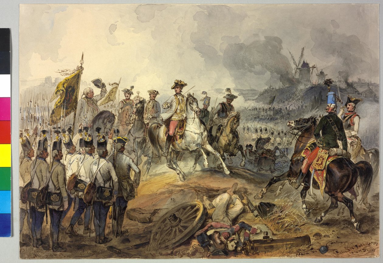 Az első koalíciós háború. 1.3.1793. Karl aldenhoveni csatája 1793 alkotó: Peter Johann Nepomuk Geiger