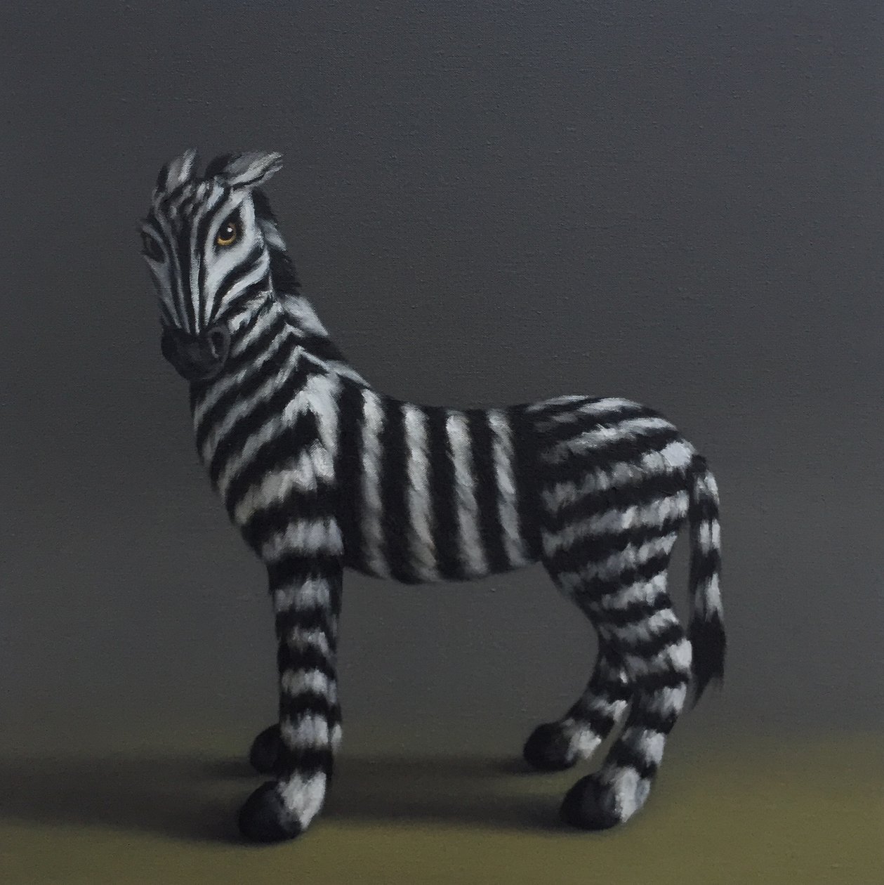 Zebra – Stubbs után, 2018 alkotó: Peter Jones
